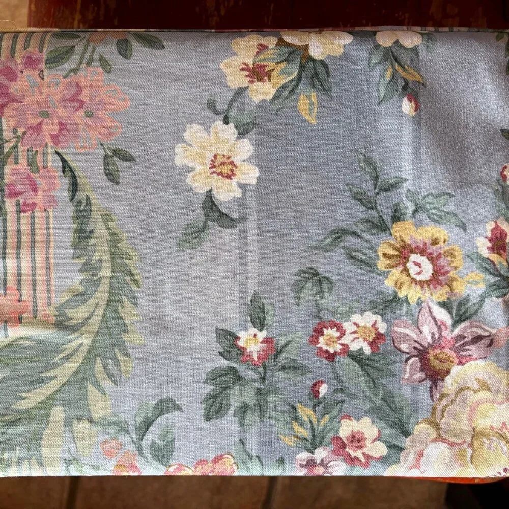 New Ralph Lauren ADALIA Large Floral FULL/QUEEN Size Duvet Cover 100% Cotton - Picture 6 of 8